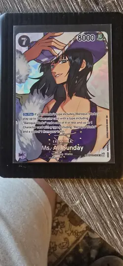Bandai One Piece Card Game Ms. All Sunday OP14-084 The Best SP Alt Art Holo - Image 2