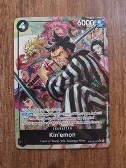 ONE PIECE TCG OP16-082 SR Alternate Art Alt Kin’emon Time of Battle ENGLISH NM - Image 1