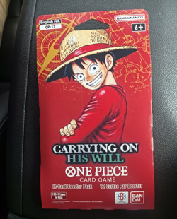 One Piece Card Game OP-13 Carrying On His Will 12-Card Pack - Image 1