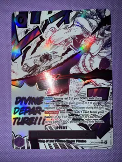 Bandai One Piece TCG Divine Departure OP13-076 Alt Art Foil Rare English NM Mint - Image 1