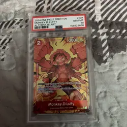 2024 One Piece PRB01 EN Alternate Art #024 Monkey D.Luffy PSA10 GEM MINT - Image 1