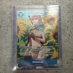 Rebecca SR Alt Art (AA) OP10-058 Royal Blood One Piece CCG English - Image 1
