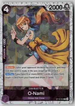 O-Nami (Pirate Foil) ST18-002 One Piece Premium Booster -The Best- Vol. 2 NM - Image 1