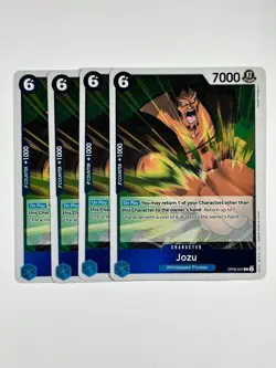 Jozu OP08-047 Two Legends Foil 4x Playset English One Piece TCG NM - Image 1