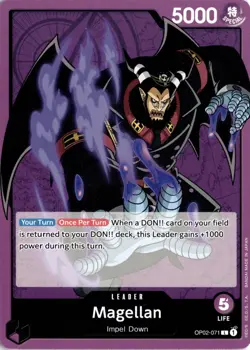 Magellan (071) L Paramount War OP02-071 One Piece TCG - Image 1