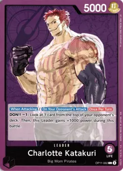 Charlotte Katakuri (062) L A Fist of Divine Speed OP11-062 One Piece TCG - Image 1