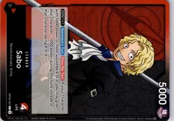 OP05-001 Sabo Leader English One Piece TCG Card Trading Card - Image 5