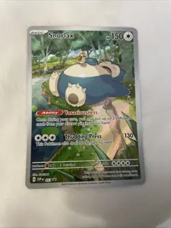 Pokemon TCG Snorlax 051 SV Scarlet & Violet 151 Promo Card Holo NM 1x - Image 1