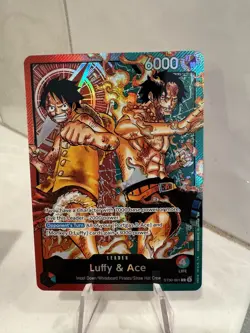 BANDAI ONE PIECE LUFFY & ACE ST30-001 LEADER * CLEAN* PARALLEL & Normal BOTH - Image 4