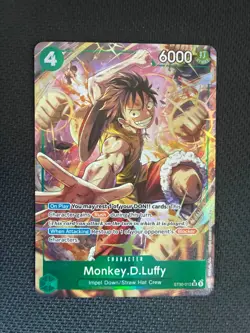 Monkey.D.Luffy ST30-012 SR Alternate Art Parallel - Starter Deck EX - One Piece - Image 1