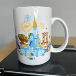 Walt Disney World Discover The Magic Coffee Mug Cup Magic & Animal Kingdom Epcot - Image 2