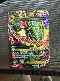 Pokemon TCG M Rayquaza EX 105/108 Roaring Skies Full Art Holo Ultra Rare English - Image 1