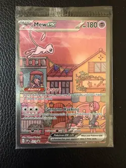 Pokemon TCG SEALED Mew ex 053 SV Promo Full Art Holo 180 HP English 2023 (2) - Image 1