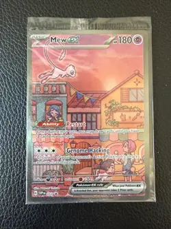 Pokemon TCG SEALED Mew ex 053 SV Promo Full Art Holo 180 HP English 2023 (2) - Image 3