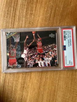 1994 Upper Deck Rare Air Michael Jordan #89 PSA 9 MINT Menendez Brothers LOW POP - Image 1