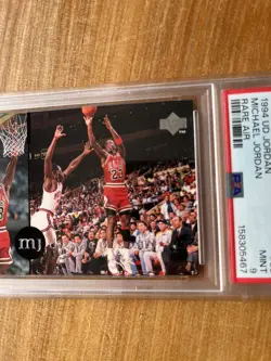 1994 Upper Deck Rare Air Michael Jordan #89 PSA 9 MINT Menendez Brothers LOW POP - Image 4