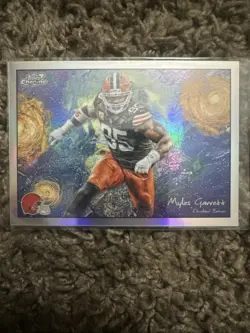 Topps Cosmic 2025 Stars of the Night Myles Garrett Browns #STN-23 - Image 1