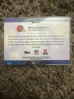 Topps Cosmic 2025 Stars of the Night Myles Garrett Browns #STN-23 - Image 2