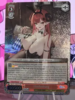 Weiss Schwarz Azur Lane Hidenburg SR (English) - Image 3