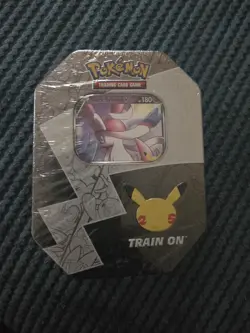 Pokemon TCG 25th Anniversary Celebrations Tin Dark Sylveon V NEW Factory Sealed - Image 1