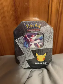 Pokemon TCG: Celebrations 25th Anniversary Tin Factory Sealed Dark Sylveon V New - Image 1
