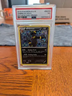 Umbreon BW93 2013 Sylveon Collection Black Star Promo Holo Card PSA 7 - Image 1