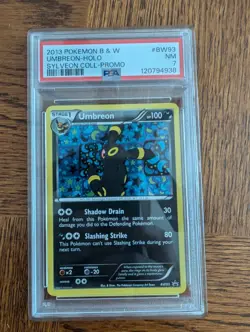 Umbreon BW93 2013 Sylveon Collection Black Star Promo Holo Card PSA 7 - Image 3