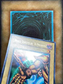 Yugioh Right Arm of the Forbidden One LDB-P122 Ultra Rare 1st Ed PORTUGUESE NM - Image 3