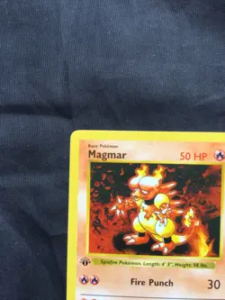 Pokemon Cards: Base Set 1st Edition Uncommon: Magmar 36/102 - Image 2