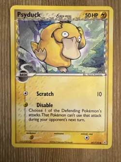 Psyduck Delta Species 81/110 2006 EX Holon Phantoms Pokemon Card TCG - HP - Image 1