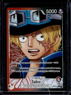 2025 One Piece Carrying On His Will Sabo Leader Alternate Art #OP13-004 - Image 1