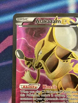 Pokemon Alakazam EX TCG Fates Collide Holo Full Art Ultra Rare Card 117/124 NM - Image 2