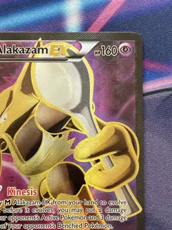 Pokemon Alakazam EX TCG Fates Collide Holo Full Art Ultra Rare Card 117/124 NM - Image 3