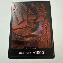 Black & Red Royal Blood Your Turn +1000 • Foil One Piece Don!! Card - Image 1