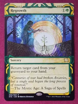 Magic The Gathering STRIXHAVEN MYSTICAL ARCHIVE REGROWTH green card MTG - Image 1