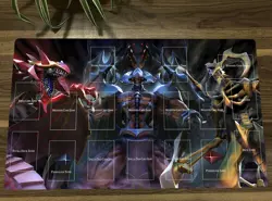 YGO Sacred Beast Deck Duel Playmat CCG TCG Mat Trading Card Game Mat With Bag - Image 1