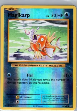 Magikarp 33/108 Reverse Holo XY - Evolutions - Pokemon Card - NM - Image 1