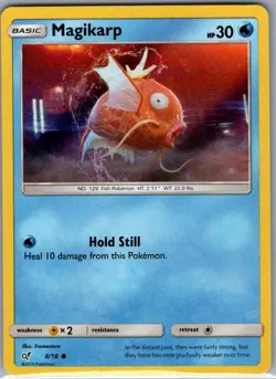Magikarp (Holo Common) 8/18 Holo Detective Pikachu - Pokemon Card - NM - Image 1