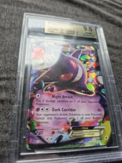 Pokemon Gengar EX Holo Ultra Rare Card 34/119 Phantom Forces Beckett 9.5 - Image 3