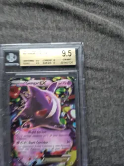Pokemon Gengar EX Holo Ultra Rare Card 34/119 Phantom Forces Beckett 9.5 - Image 5