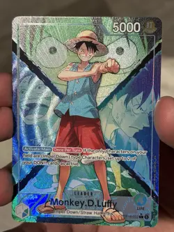 Bandai One Piece Card Game Monkey D. Luffy Leader OP16-022 Alt Art Holo 5000 - Image 2