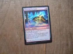 MTG 1 x Glittering Stockpile uncommon card FOIL Streets Magic The Gathering - Image 1