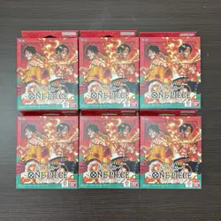ONE PIECE Card Game ST-30 Luffy & Ace Starter Deck EX Japan New Sealed 6 set - Image 1