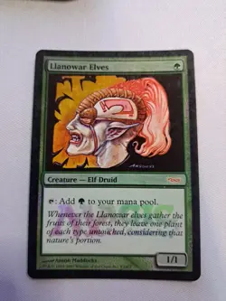 MTG: Llanowar Elves (Foil) (LP): DCI Promo WPN and Gateway - Image 1