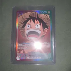 Monkey D Luffy ONE PIECE Card Game Japanese OP13-001 L Carrying on His Will - Image 1