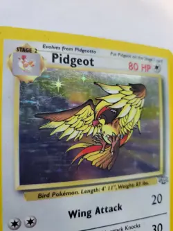 Pidgeot Jungle Set Pokemon Card Base WOTC - Image 2