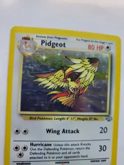 Pidgeot Jungle Set Pokemon Card Base WOTC - Image 3