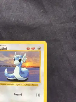 Pokemon Cards: Base Set 1st Edition Uncommon: Dratini 26/102 - Image 3