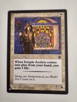 Temple Acolyte [The List Reprints] Near Mint MTG Magic - Image 1