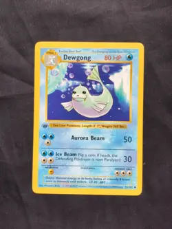 Pokemon Cards: Base Set 1st Edition Uncommon: Dewgong 25/102 - Image 1